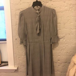 Reformation Plaid Short Sleeve Dress